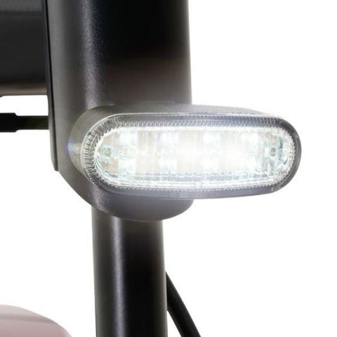 Pride Mobility Go-Go Endurance Li Travel Mobility Scooter Front Light View