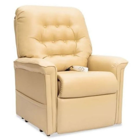 Pride Mobility Heritage Collection 3-Position Lift Chair LC-358 Buff Ultraleather Front View