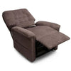 Image of Pride Mobility Heritage Collection 3-Position Lift Chair LC-358 Walnut Split-T Back View