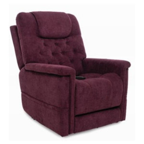 Pride Mobility Viva Lift Legacy Infinite-Position Lift Chair PLR-958 Saville Wine Seat View