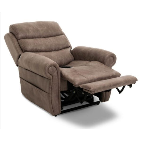 Pride Mobility Viva Lift Tranquil Infinite-Position Lift Chair PLR-935 Astro Mushroom Footrest Extension View