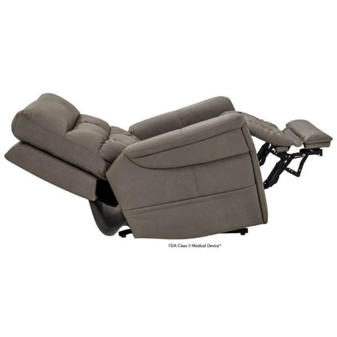 Pride Mobility Viva Lift Ultra Infinite-Position Lift Chair PLR-4955 Capriccio Dove Color Side View
