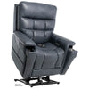 Image of Pride Mobility Viva Lift Ultra Infinite-Position Lift Chair PLR-4955 Capriccio Slate Color Lifted View 