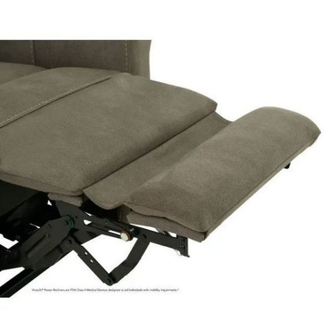 Pride Mobility Viva Lift Urbana Infinite-Position Lift Chair PLR-965 Stonewash Mossy Footrest View