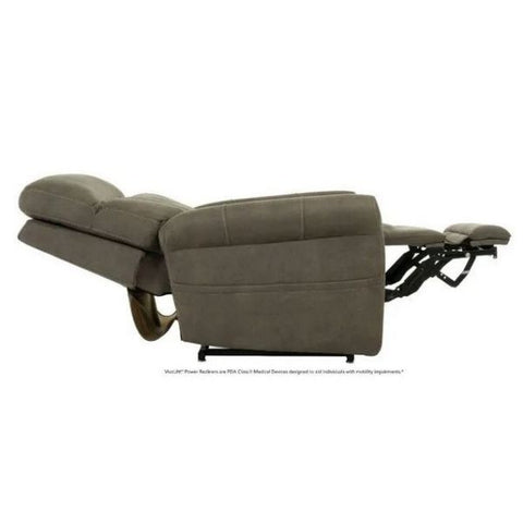 Pride Mobility Viva Lift Urbana Infinite-Position Lift Chair PLR-965 Stonewash Mossy Infinite Lay Flat View