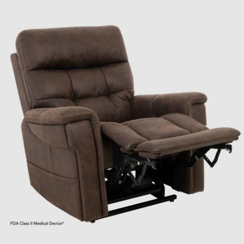 Pride Mobility Viva Radiance PLR 3955 Power Recliner Footrest Position View