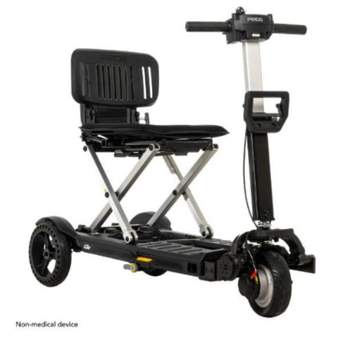 Pride Mobility iGo Folding Mobility Scooter Black Color Front Right View