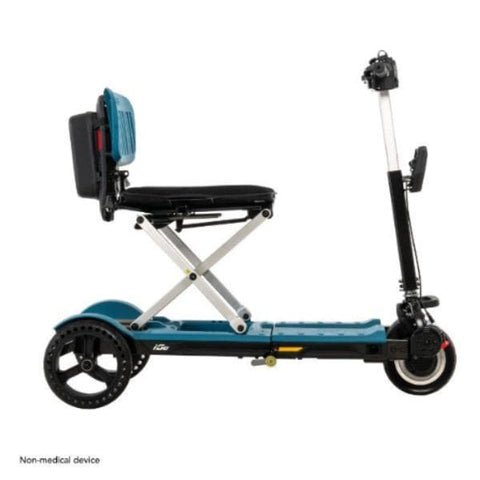 Pride Mobility iGo Folding Mobility Scooter Robins Egg Blue Color Right View