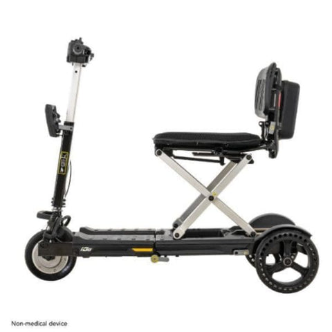 Pride Mobility iGo Folding Mobility Scooter Black Color Left View