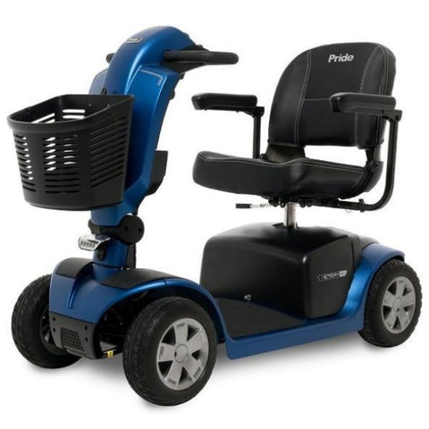 Pride Victory 10.2 Mid-Size Bariatric 4 Wheel Scooter SC7102 Blue Left View