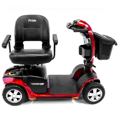 Pride Victory 10.2 Mid-Size Bariatric 4 Wheel Scooter SC7102 Seat View