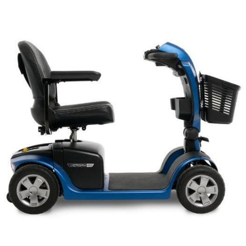 Pride Victory 10.2 Mid-Size Bariatric 4 Wheel Scooter SC7102 Side View