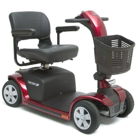 Pride Victory 9 4-Wheel Mobility Scooter SC709 Red Front View