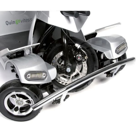 Quingo Vitess 2 Mobility Scooter Front Turning Radius View