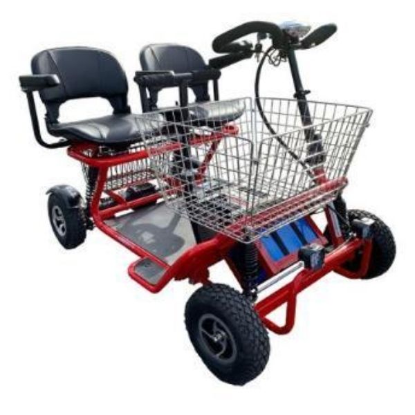 RMB e Quad XL Mobility Scooter Red Right View
