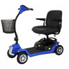 Image of Shoprider Escape 4 Wheel Scooter Blue Left View