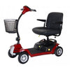 Image of Shoprider Escape 4 Wheel Scooter Red Left View
