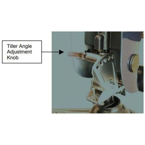 Shoprider Flagship 4 Wheel Scooter Tiller Angle View