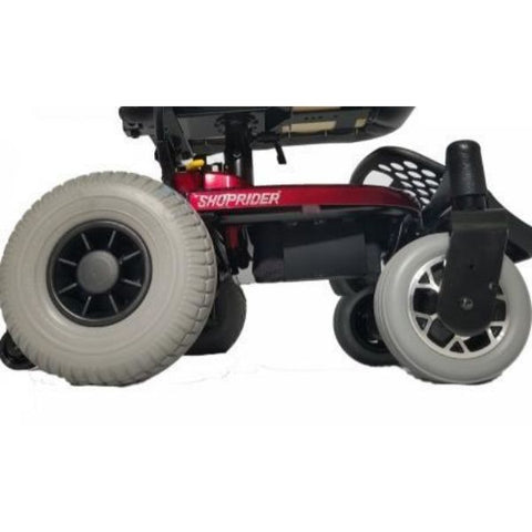 Shoprider Jimmie Portable Power Chair Wheels View