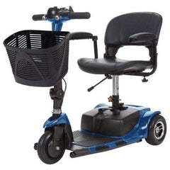 ViVe Health 3 Wheel Mobility Scooter Blue View