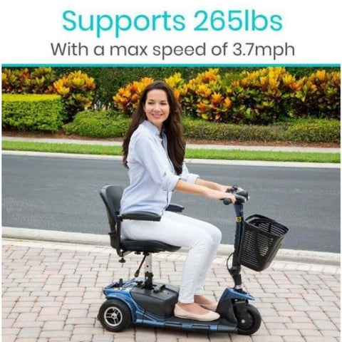 ViVe Health 3 Wheel Mobility Scooter Support 265 lbs View