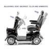 Image of Vintage Vehicles USA Gatsby X 4 Wheel Bariatric Scooter Adjustable Seat Backrest Tiller and Armrests View