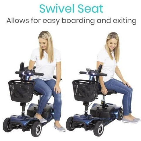 Vive Health 4-Wheel Mobility Scooter Swivel Seat View