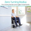 Image of Vive Health Compact Power Wheelchair Zero Turning Radius View