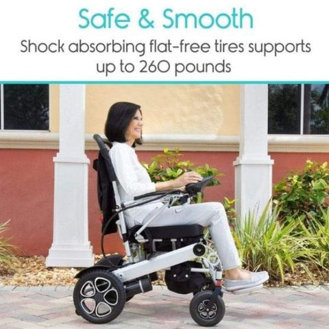 Vive Health Power Wheelchair Safe and Smooth View