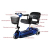 Image of Zip'r 3 Travel Mobility Scooter Features