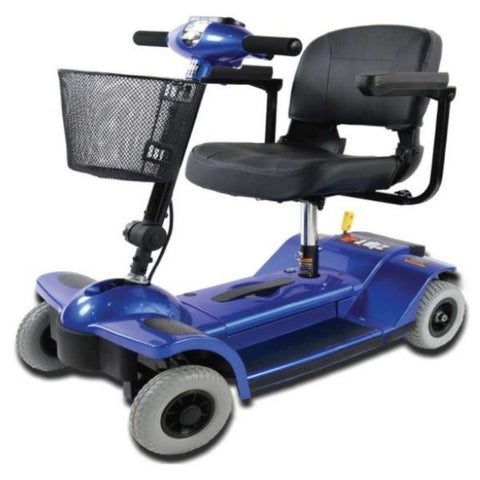 Zip’r 4 Wheel Travel Mobility Scooter Blue Color