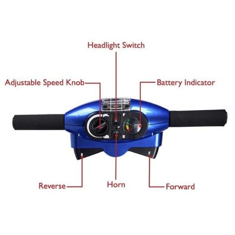 Zip’r 4 Xtra Mobility Scooter Simple and Intuitive Control