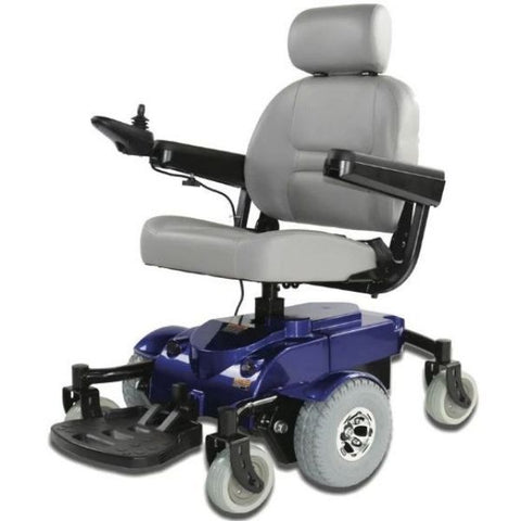 Zip’r Mantis Power Electric Wheelchair Blue View
