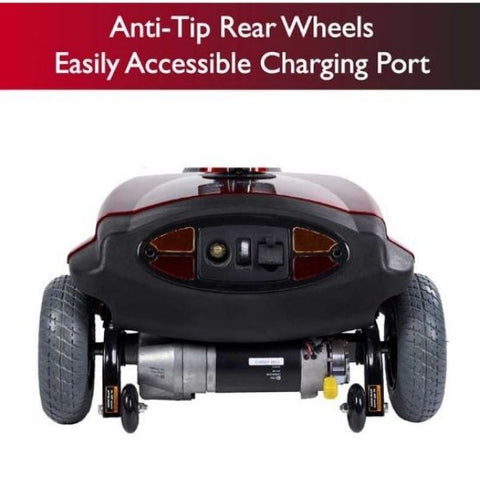 Zip'r Mobility Breeze 3 Mobility Scooter Anti-tip Rear Wheel View