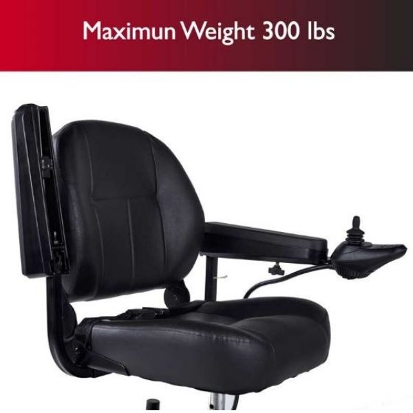 Zip'r PC Mobility Power Wheelchair Arm Rest View