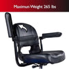 Image of Zip'r Roo 4 Wheel Mobility Travel Scooter Adjustable Armrest View