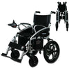 Image of Zip'r Transport Lite Folding Electric Wheelchair Unfolding and Folding View