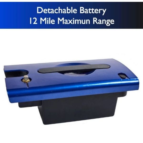 Zip'r Xtra 3-Wheel Travel Mobility Scooter Detachable Battery View