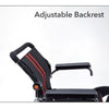 Image of iLiving ILG-255 Folding Power Wheelchair Adjustable Backrest View