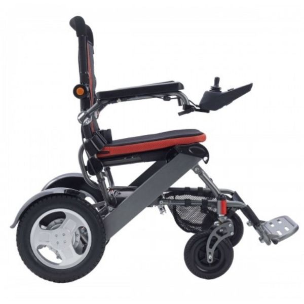iLiving ILG-255 Folding Power Wheelchair Side View