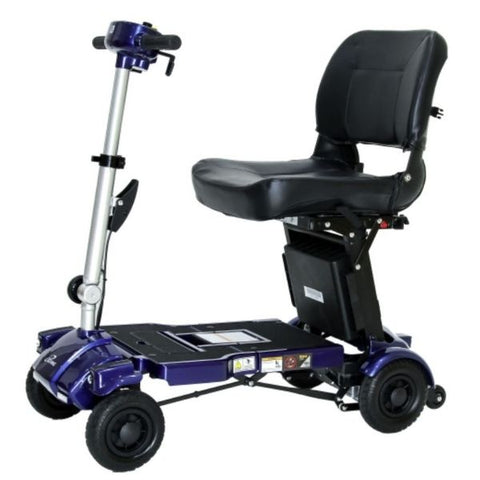 iLiving i3 Blue 18 Inch Deluxe Seat Folding Electric Mobility Scooter
