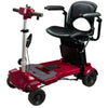 Image of iLiving i3 Folding Electric Mobility Scooter Red Left View